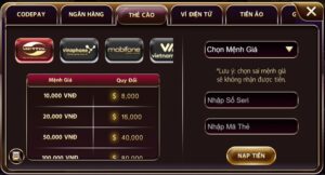 Hướng dẫn 06 cách nạp tiền nổ hũ Sunwin 